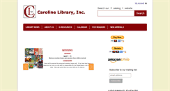 Desktop Screenshot of carolinelibrary.org